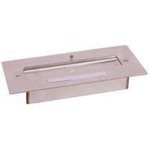 Lareira Portátil Queimador Inox Aço a Álcool para Casa, Bares e Restaurantes e Apartamento