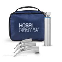 Laringoscópio 3 Lâminas Curvas E Retas + Case Monte Seu Kit - Hospicenter