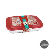 Lasanheira Marinex 3,7L C/Tampa Decorada Retangular Nadir Lasanheira Marinex 3,7L C/Tampa Decorada Retangular Nadir