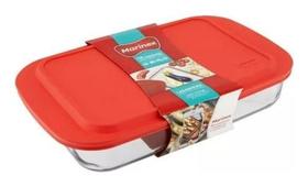 Lasanheira Marinex Com Tampa Travessa Assadeira Grande 5 L