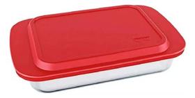 Lasanheira Marinex Retangular 3,7 L com Tampa Nadir Vidro Temperado Lasanheira Marinex Retangular 3,7 L com Tampa Nadir Vidro Temperado