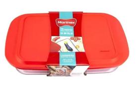 Lasanheira Retangular Funda em Vidro c/ Tampa 5L - Marinex