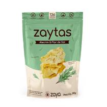 Lascas Zaytas com Alecrim e Flor de Sal Zaya 80g Lascas Zaytas com Alecrim e Flor de Sal Zaya 80g