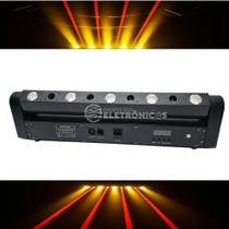 Laser Beam Ribalta Moving 9 Led Globo Jogo De Luz Para Palco CYL5866 Laser Beam Ribalta Moving 9 Led Globo Jogo De Luz Para Palco CYL5866