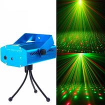 Laser de Balada Led Mini Giratória Efeito Holográfico