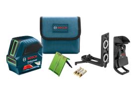 Laser de linha cruzada BOSCH GLL 100 GX 30m com baterias e acessórios Laser de linha cruzada BOSCH GLL 100 GX 30m com baterias e acessórios