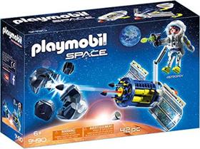 Laser de meteoróide de satélite Toy Playmobil com astronauta