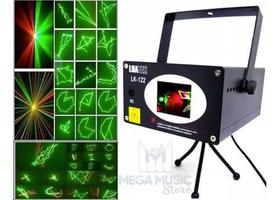 Laser Holográfico 250mw Sensor Som Verde Vermelho Raio Projetor HL-22 - showtec