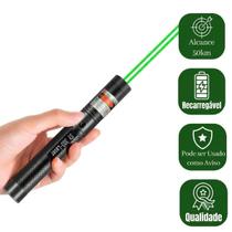 Laser Pointer Verde Ultra Forte para Uso Externo e Profissional Laser Pointer Verde Ultra Forte para Uso Externo e Profissional