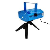 Laser Projetor Holográfico Led Strobo Estrela Azul Laser Projetor Holográfico Led Strobo Estrela Azul