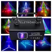 Laser RGB Efeitos Holográficos e Modos Automáticos para DJs e Casas Noturnas LKLAS500