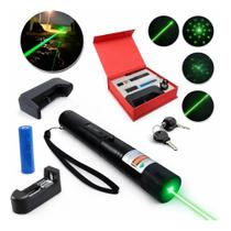 Laser Verde Mais Forte Caneta Pointer Recarregável Potente Chave Segurança 303 - Envio Rápido