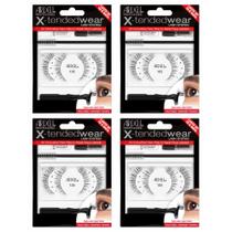 Lash Ardell Individual Lashes X-tended Wear-105, pacote com 4