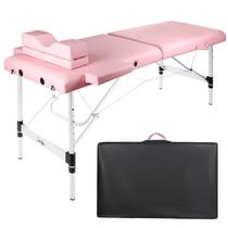 Lash Bed Masajeo Portable para extensões de cílios Massage Pink