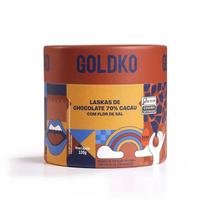 Laskas de chocolate 70 cacau com flor de sal zero adição de açúcares 120g Laskas de chocolate 70 cacau com flor de sal zero adição de açúcares 120g