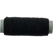 Lastex Preto Tubos com 10M - Pacote com 10