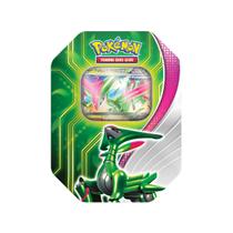 Lata Cartas Pokemon Batalha Paradoxal de Folhas Férreas ex