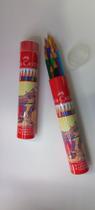 Lata com lapis de cor 12 cores Faber Castell