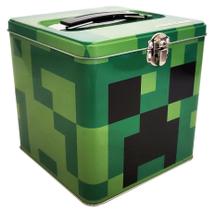 Lata de armazenamento The Tin Box Company XL com alça Minecraft Lata de armazenamento The Tin Box Company XL com alça Minecraft
