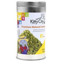 Lata de erva-dos-gatos Kitty City Premium Natural 710 ml marrom