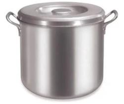 Lata de Gordura Profissional Alumínio 36L 38cmx35cm c/ Tampa