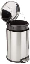 Lata de lixo Amazon Basics cilíndrica redonda de 20L/5,3 galões Lata de lixo Amazon Basics cilíndrica redonda de 20L/5,3 galões