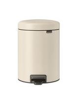 Lata de lixo Brabantia New Icon Step 5L Soft Bege com balde