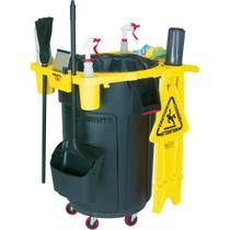 Lata de lixo Caddy Rubbermaid BRUTE para lixeiras de 44L