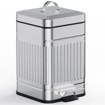 Lata de lixo CEROELDA pequena galão de 5L/1,3 L com tampa para exterior Lata de lixo CEROELDA pequena galão de 5L/1,3 L com tampa para exterior