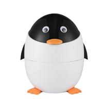 Lata de lixo Cute Penguin Desktop Mini Plastic 400g Lata de lixo Cute Penguin Desktop Mini Plastic 400g