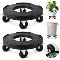 Lata de lixo Dollies TolanBBT com rodas atualizadas de 3 polegadas 480 kg