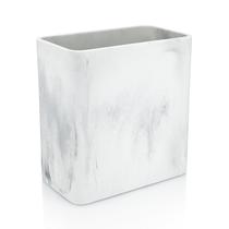 Lata de lixo Essentra Home Marble Retangular 9L/2,4 Gal Lata de lixo Essentra Home Marble Retangular 9L/2,4 Gal