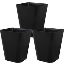 Lata de lixo Heagoale Small Plastic Square 6.1L para banheiro e escritório Lata de lixo Heagoale Small Plastic Square 6.1L para banheiro e escritório