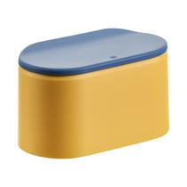 Lata de lixo Mini Desktop Press Lid Office Kitchen 450g Lata de lixo Mini Desktop Press Lid Office Kitchen 450g