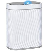 Lata de lixo Ogikey Bathroom Small 10L com tampa automática sem toque
