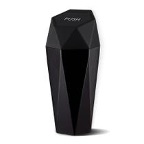 Lata de lixo para carro JUSTTOP Diamond Design com tampa preta