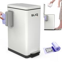 Lata de lixo para fraldas Sliq Baby Odor Control 12L com 30 recargas
