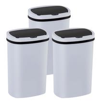 Lata de lixo PaylessHere 49L automática com sensor de movimento 3 branca