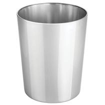 Lata de lixo reciclável mDesign 6.4L em aço inoxidável Mirri Chrome Lata de lixo reciclável mDesign 6.4L em aço inoxidável Mirri Chrome