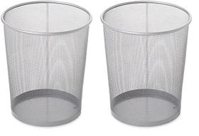 Lata de Lixo Rubbermaid Commercial Concept 5L - Pacote com 2 Unidades - Prata