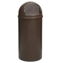 Lata de lixo Rubbermaid Commercial Marshal Classic 95L Brown Lata de lixo Rubbermaid Commercial Marshal Classic 95L Brown
