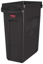 Lata de lixo Rubbermaid Commercial Slim Jim 60L Brown