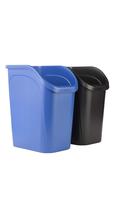 Lata de Lixo Rubbermaid Undercounter 9,4L - Pacote com 2 (Azul/Preta)