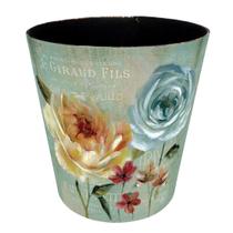 Lata de lixo Scakbyer 10L em couro PU decorativa impermeável