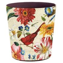 Lata de lixo Scakbyer Leather 10L de capacidade à prova d'água - Red Bird Lata de lixo Scakbyer Leather 10L de capacidade à prova d'água - Red Bird