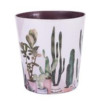 Lata de lixo Scakbyer PU Leather 10L/2,64 galões impermeável