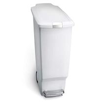 Lata de lixo simplehuman 40L Slim Kitchen Step com fechadura deslizante Lata de lixo simplehuman 40L Slim Kitchen Step com fechadura deslizante