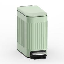 Lata de lixo TrashAid Slim 6L/1,6 galões de aço inoxidável verde Lata de lixo TrashAid Slim 6L/1,6 galões de aço inoxidável verde