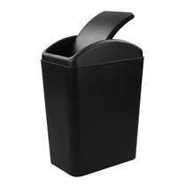 Lata de lixo Tyminin Plastic Swing Lid 16L preta Lata de lixo Tyminin Plastic Swing Lid 16L preta
