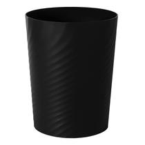 Lata de lixo UJOLY Plastic 6,5x7,8x10" 6,8L/1,8gal preta Lata de lixo UJOLY Plastic 6,5x7,8x10" 6,8L/1,8gal preta